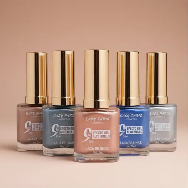 Présentoir de 24 : Vernis à Ongles Effet Gel Tenue 9 Jours – EASY PARIS COSMETICS