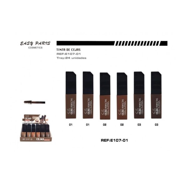 Lot de 24 Mascaras teintés pour Sourcils - Easy Paris