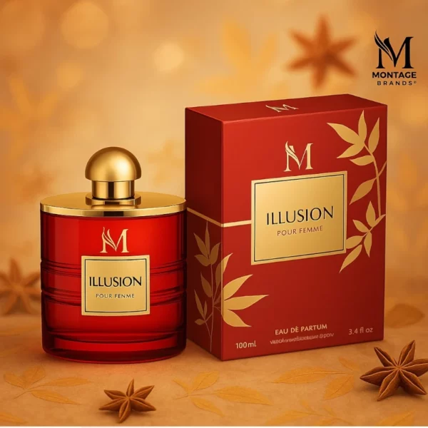Lot de 5 : Eau de Parfum Femme ILLUSION 100ml - Mirage