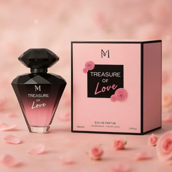 Lot de 5 : Eau de Parfum Femme TREASURE OF LOVE 100ml - Mirage