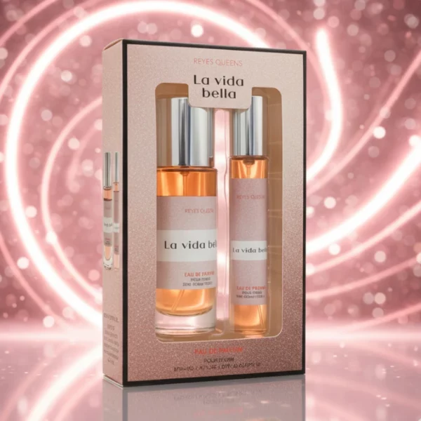 Lot de 3 : Coffret de 2 Eaux de Parfum Dupe LA VIDA BELLA - Reyes Queens Femme