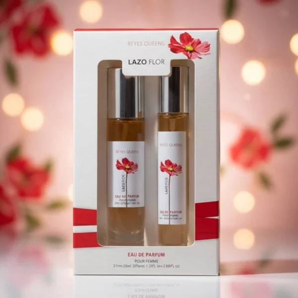 Lot de 3 : Coffret de 2 Eaux de Parfum Dupe LAZO FLOR - Reyes Queens Femme