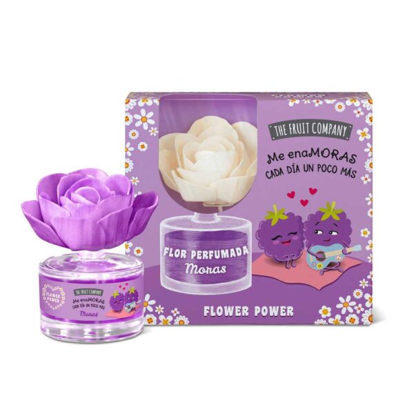 Pack de 8 : Fleurs d'ambiance parfumée à la mûre - 55ml