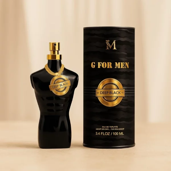 Lot de 5 : Eau de Toilette Homme G FOR MEN DEEP BLACK 100ml - Mirage