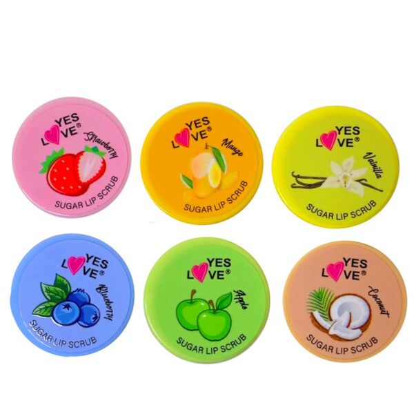 Présentoir de 36 Gommage pour les lèvres au sucre - Yes Love