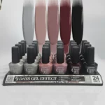 Présentoir de 24 : Vernis à Ongles – Effet Gel 9 Jours – D'Donna