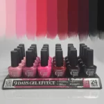 Présentoir de 24 : Vernis à Ongles – Effet Gel 9 Jours – D'Donna