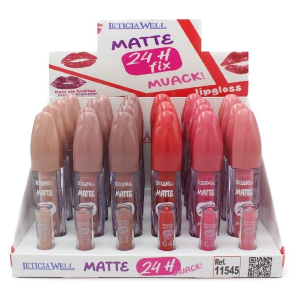 Présentoir de 24 : Gloss mat fix 24H. MUACK!