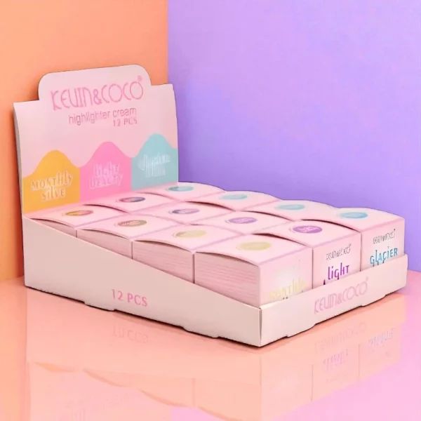Présentoir de 12 : HIGHLIGHTER CREAM KEVIN & COCO KC247523