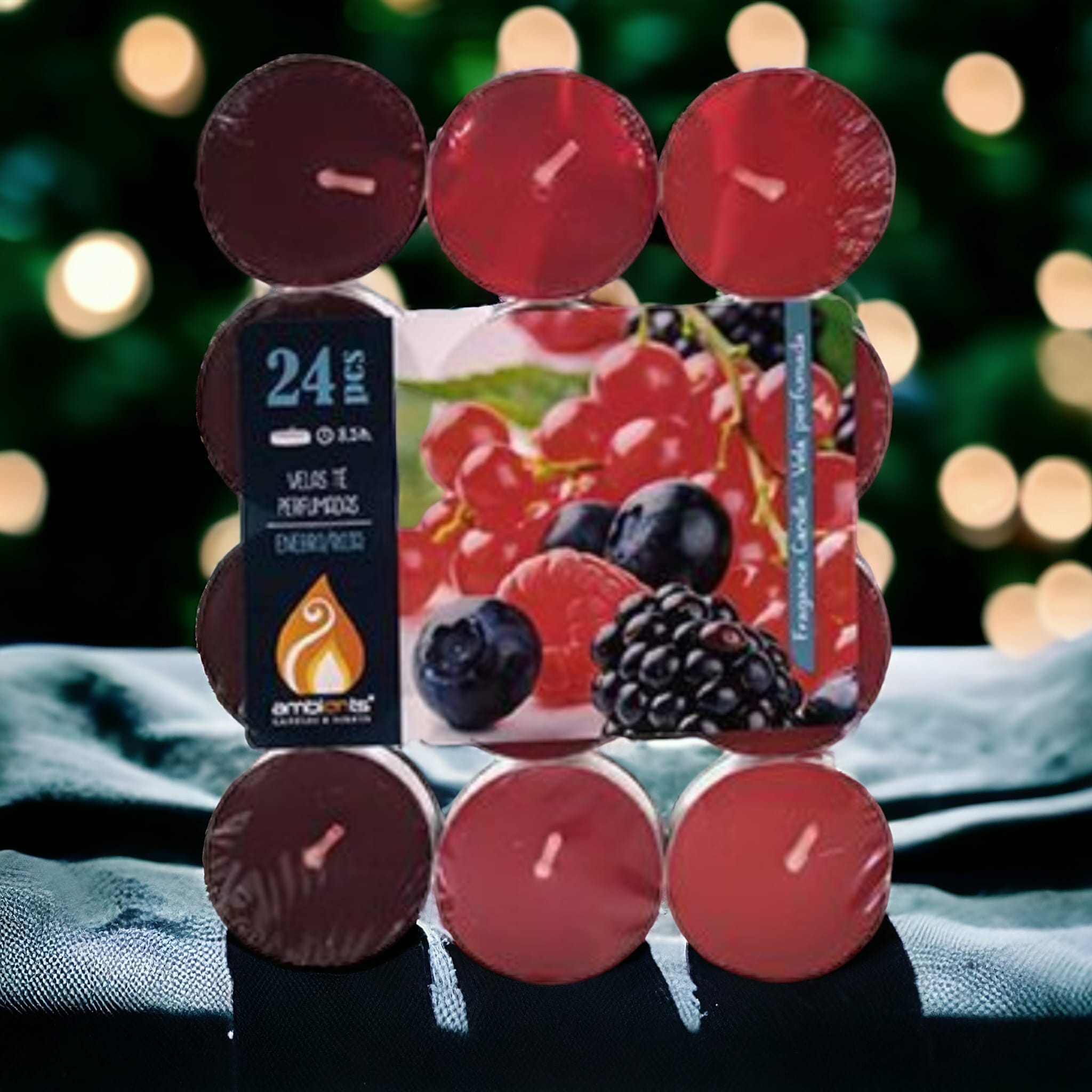 IMG-20240125-WA0237.jpg Lot de 6 paquets de 18 bougies - Fruits des bois – Image 1