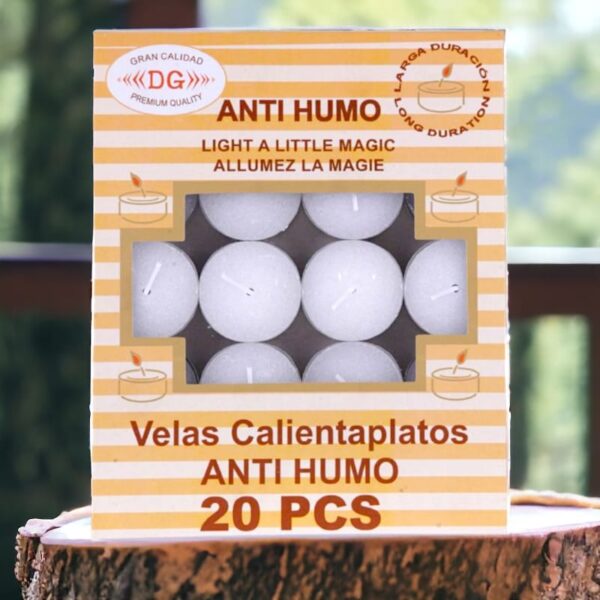 Lot de 8 paquets de 20 bougies - Anti-tabac