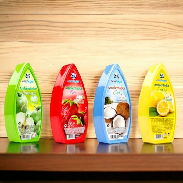 Lot de 12 boîtes de 4 parfums d'ambiance fruités 2 en 1