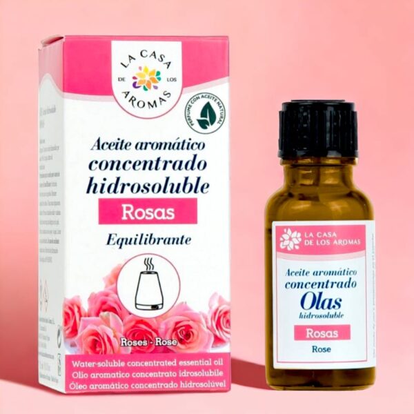 Lot de 12 : Huile essentielle concentrée pour diffuseur 18ml - Rose Équilibrante