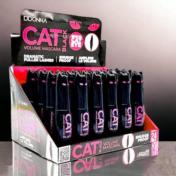 Présentoir de 24 Mascara noir Cat Eye Black, D'Donna