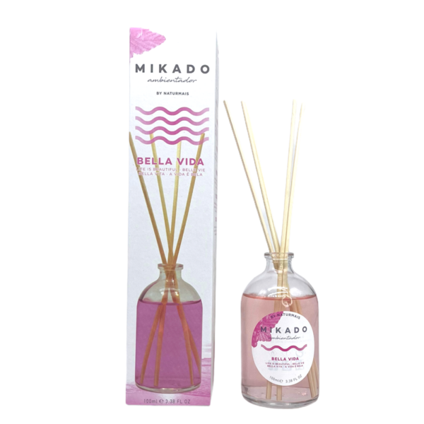 Carton de 12 : Parfum d'ambiance Mikado BELLA VIDA - Naturmais