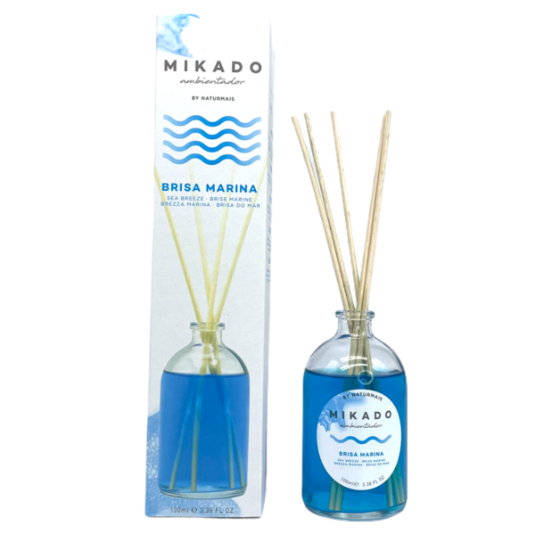 Carton de 12 : Parfum d'ambiance Mikado BRISE MARINE - Naturmais