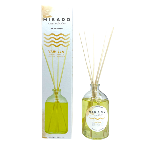 Carton de 12 : Parfum d'ambiance Mikado VANILLE - Naturmais