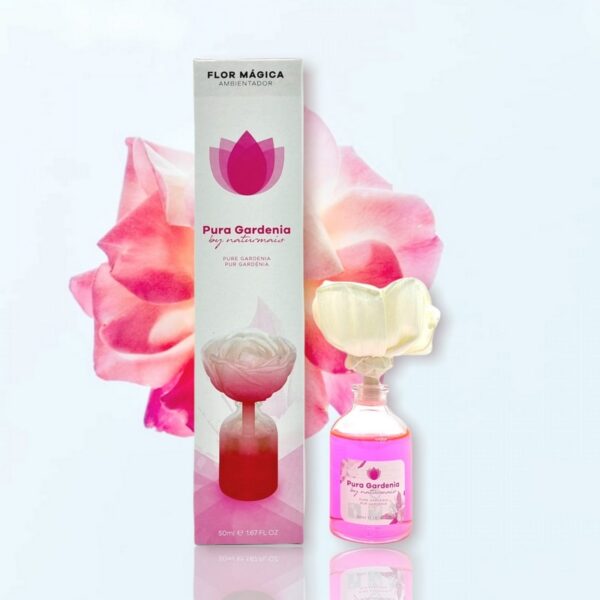 Carton de 12 : Diffuseur de parfum Fleur magique - Pure Gardenia