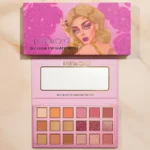 Lot de 6 : PALETTE D'OMBRES À PAUPIÈRES 18 COULEURS – ROYAL GLAM – KEVIN & COCO