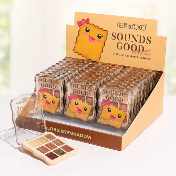 Présentoir de 24 : Fard à paupières SOUNDS GOOD – Kevin & Coco