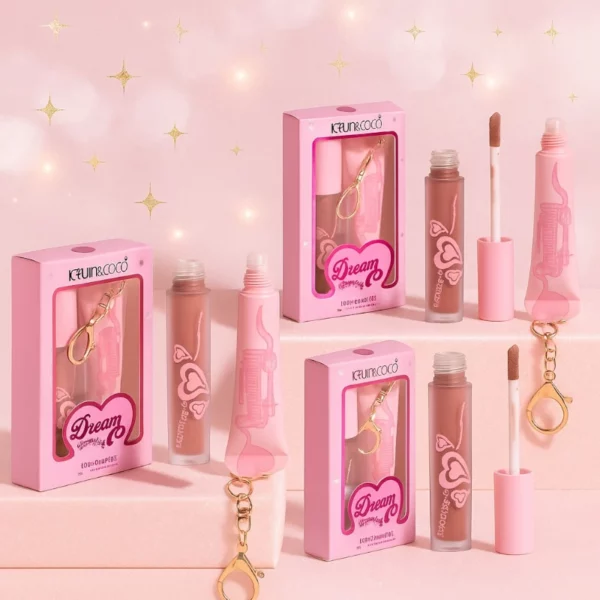 Présentoir de 18 : Set 2 Gloss pour lèvres DREAM – Kevin & Coco