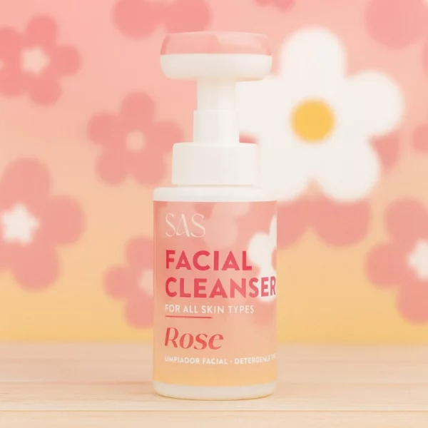 Présentoir de 9 : Nettoyant pour Visage ROSE - SAS