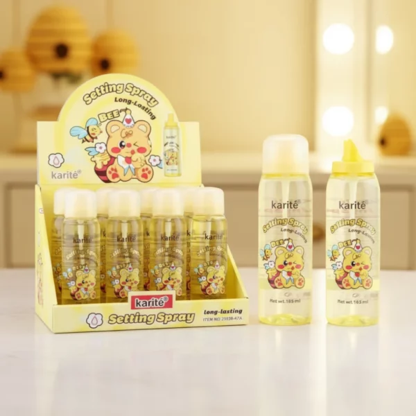 Lot de 12 : Spray Fixateur de Maquillage Long Lasting - Karité