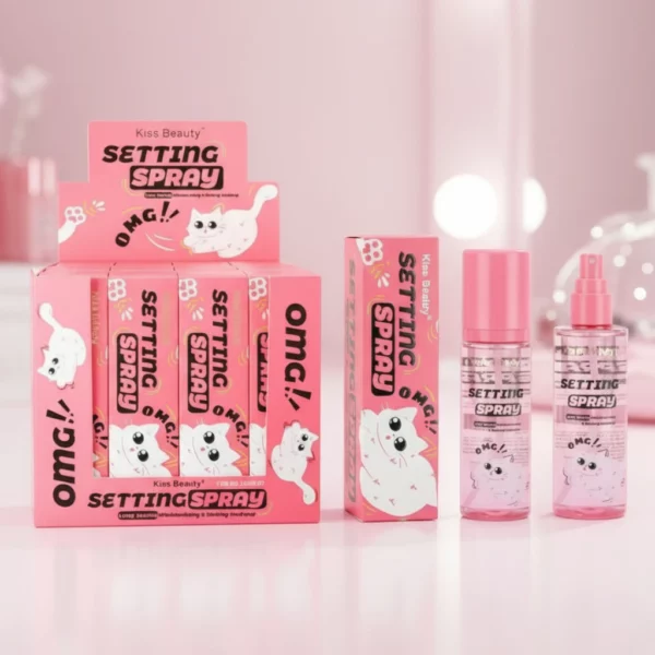 Lot de 12 : Spray Fixateur de Maquillage OMG! 170 ml - Kiss Beauty