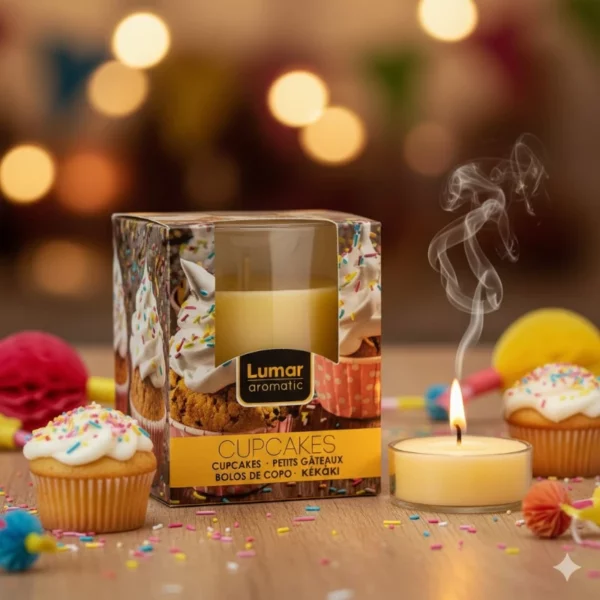 Pack de 12 - Bougie parfum Cup Cakes