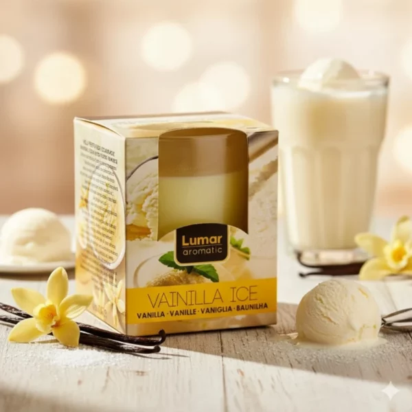 Pack de 12 - Bougie parfum Vanille