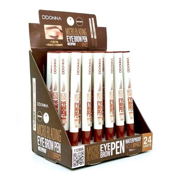 Lot de 24 Crayons sourcils effet Tattoo - D'Donna