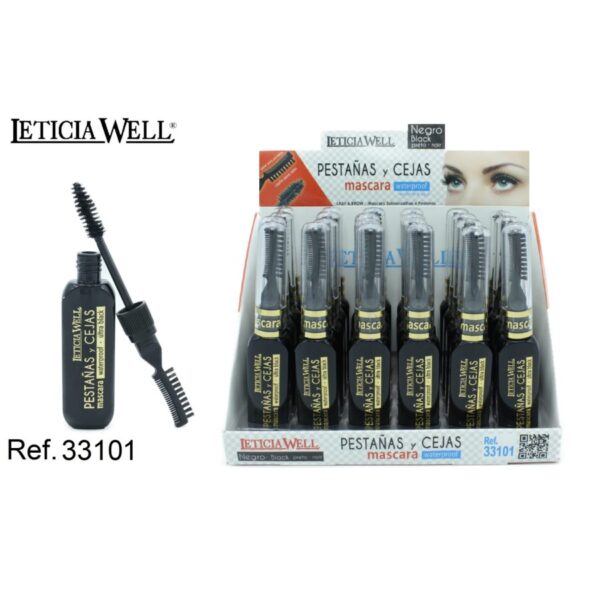 Lot de 24 Mascaras 2en1 Cils et Sourcils - Leticia Well