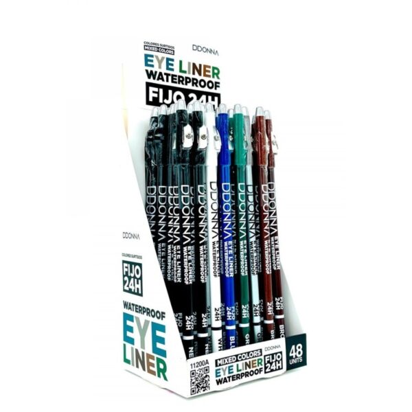 Lot de 48 Eyes-Liners Crayons Waterproofs - D'Donna