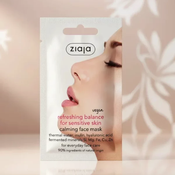 Présentoir 20 : 🍃 Le Rééquilibrage Parfait : Lot de 20 Masques Visage Microbiome Peau Grasse - ZIAJA 🎯