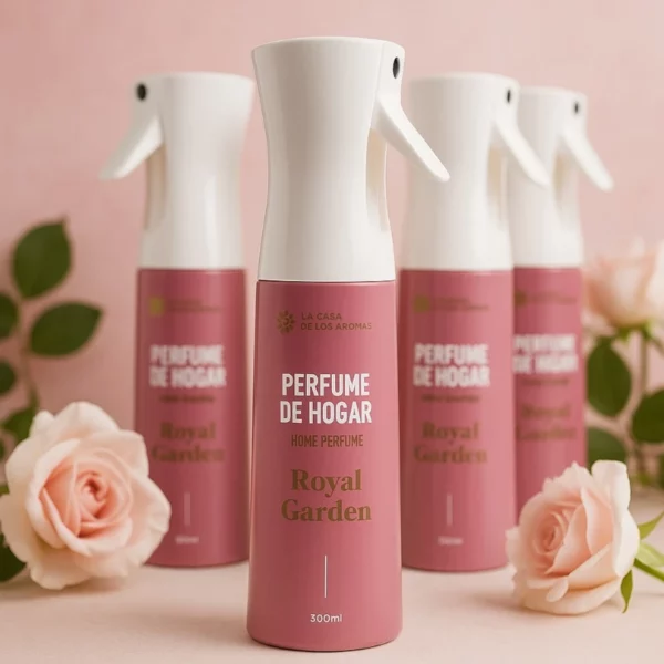 Lot de 12 : Spray d’Ambiance 300ml Premium Royal Garden – La Casa de los Aromas