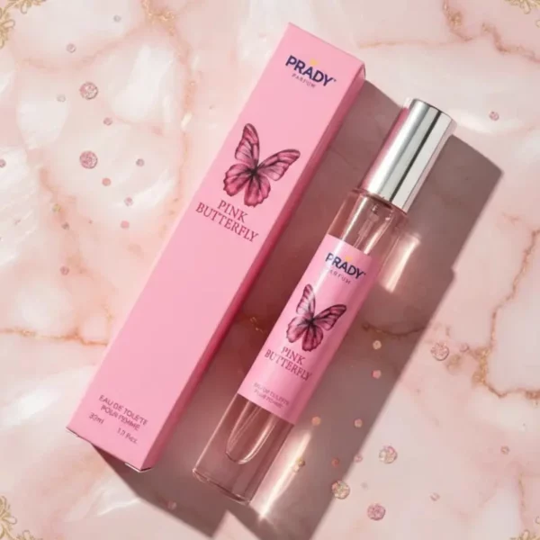 Lot de 6 : Eau de toilette générique PINK BUTTERFLY 33ml - Prady💖