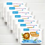 Lot de 24 : Paquet de 24 lingettes BABY CREAM ALOE VERA