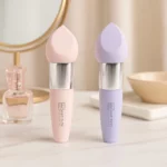 Lot de 12 : Éponge de Maquillage Biseautée avec manche Pastel - IDC INSTITUTE