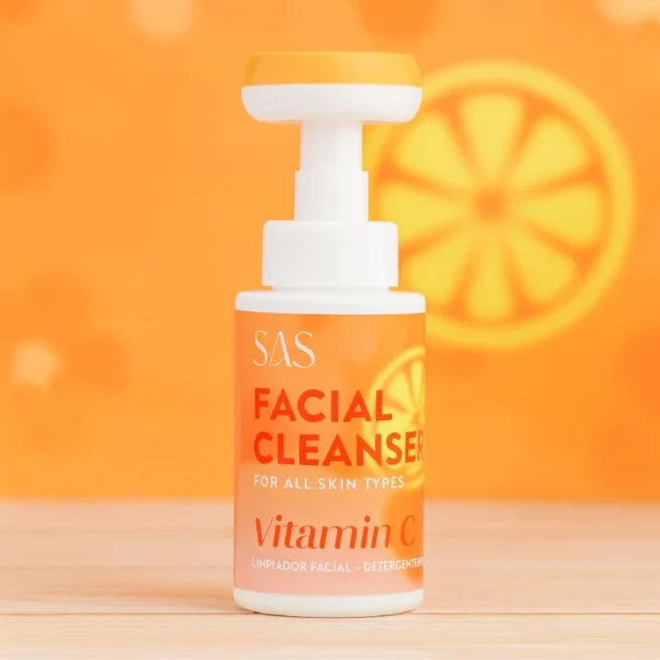 Présentoir de 9 : Nettoyant pour Visage VITAMINE C - SAS