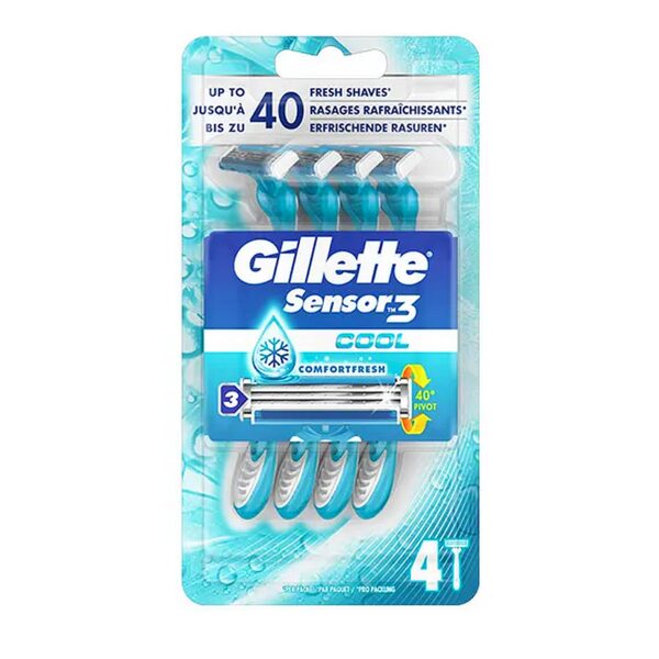 Paquet de 4 rasoirs rafraichissants - Gillette