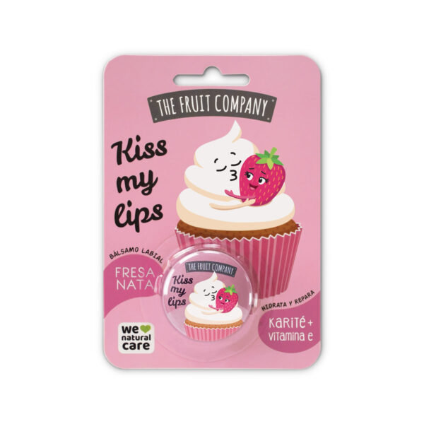 Carton de 12 : Baumes à lèvres parfum Fraise Chantilly – The Fruit Company