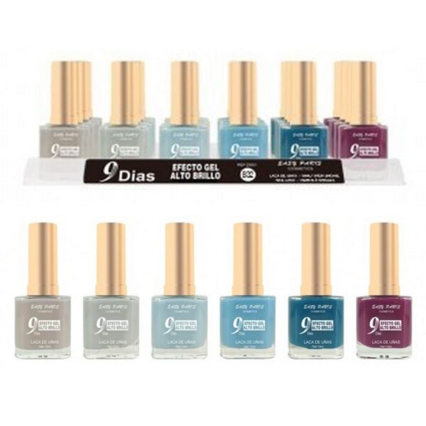 Pack de 24 : Vernis à ongles effet gel 9 jours