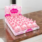 Présentoir de 24 : Baumes à Lèvres – Packaging en Forme de Lapin