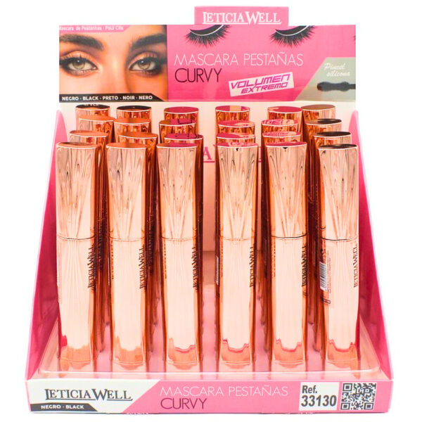 Présentoir de 24 : Mascara noir "CURVY VOLUME EXTREM"