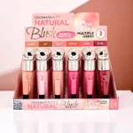 Présentoir de 24 : Blush Liquide NATURAL "Lips & Cheeks" - D'Donna