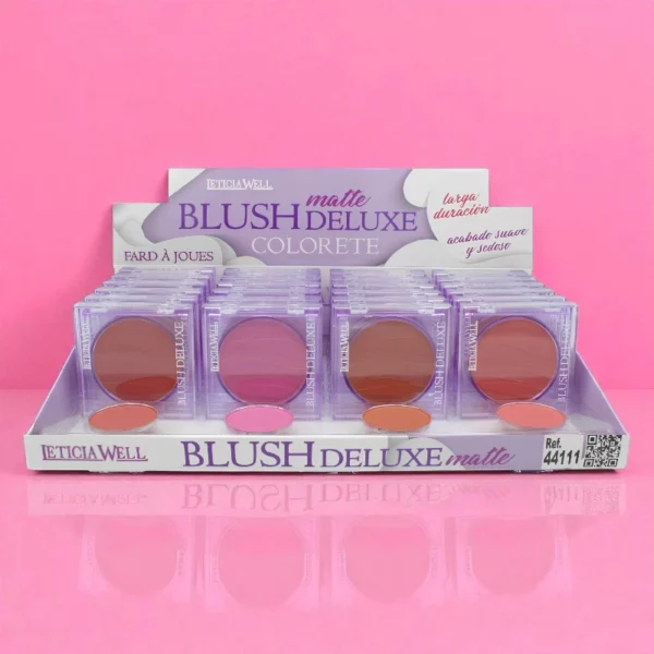 Présentoir de 24 : Blush Matte Deluxe – LETICIA WELL