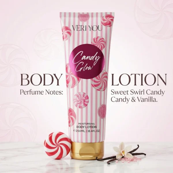 Lotion Corporelle Parfumée "Candy Glow" – Douceur et Hydratation - Veri You