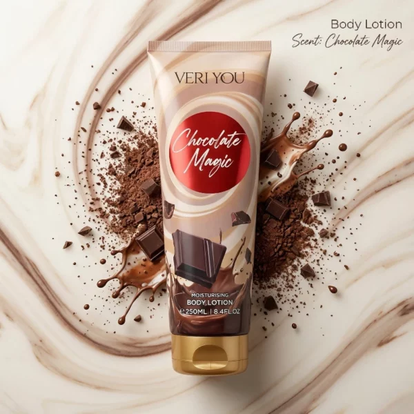 Lotion Corporelle Parfumée "Chocolat Magic" – Douceur et Hydratation - Veri You