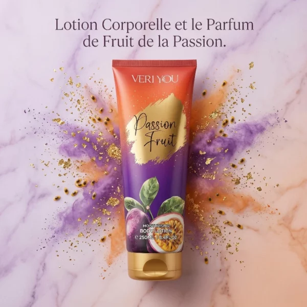 Lotion Corporelle Parfumée "Passion Fruit" – Douceur et Hydratation - Veri You