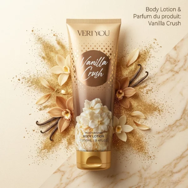 Lotion Corporelle Parfumée "Vanilla Crush" – Douceur et Hydratation - Veri You